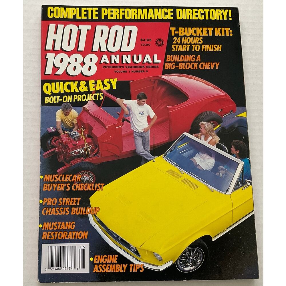 Hot Rod Annual 1988 Vintage Magazine Vol 1 No. 5 EUC